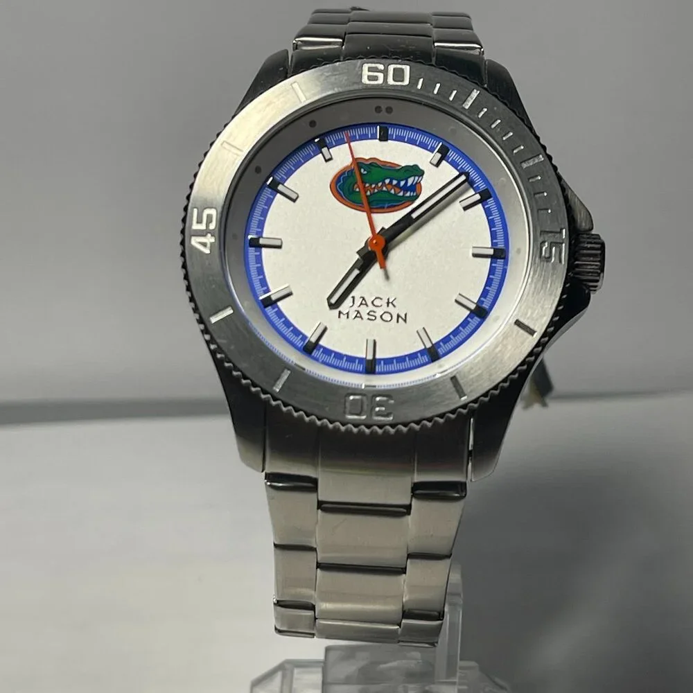 Florida Gators OFFICIAL NCAA Stainless-Steel Watch by Jack Mason !!!NEW!!!